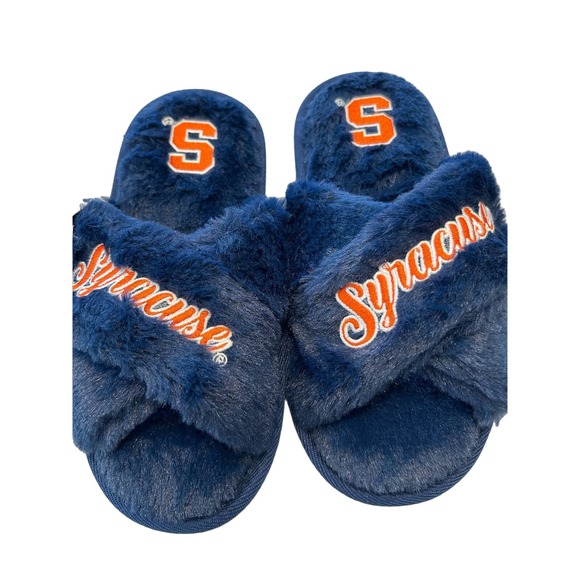 "FOCO NCAA Syracuse Orangemen Cross Slides Slippers S" - Picture 1 of 5